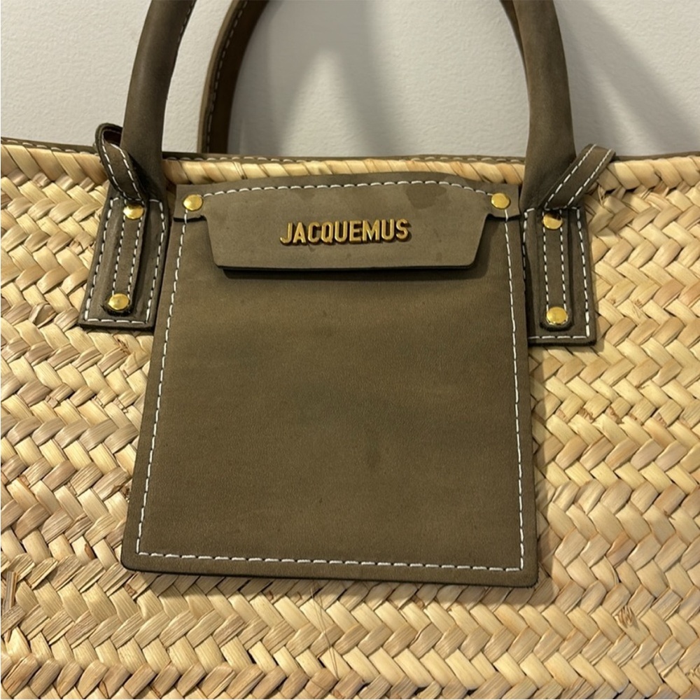 Jacquemus Gray Le Grand Panier Soleil Large Tote Bag - Picture 4 of 7
